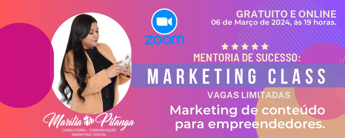 Marketing Class - MENTORIA ON-LINE