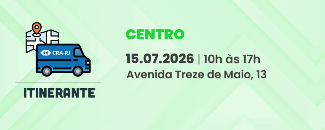 CRA-RJ Itinerante Centro