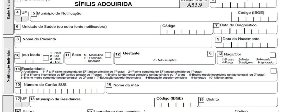 SIFLIS - TRATAMENTO E PREENCHIMENTO DE FICHA DE NOTIFICAÇÕES