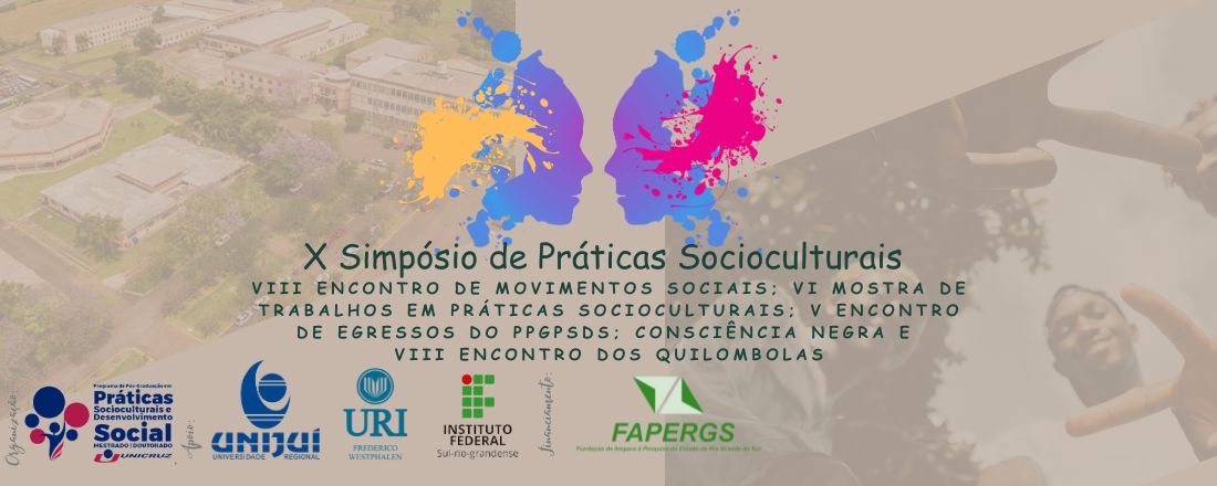 X Simpósio de Práticas Socioculturais; VIII Encontro de Movimentos Sociais; VI Mostra de Trabalhos em Práticas Socioculturais; V Encontro de Egressos do PPG; Consciência Negra; VIII Encontro Quilombolas