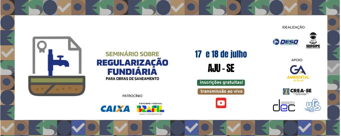 Seminário sobre Regularização Fundiária para Saneamento Básico