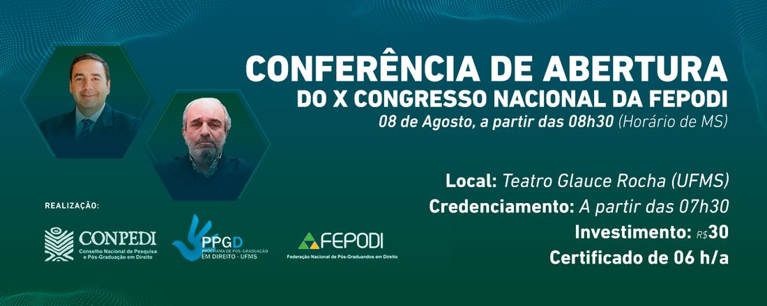 Abertura do X Congresso Nacional da FEPODI