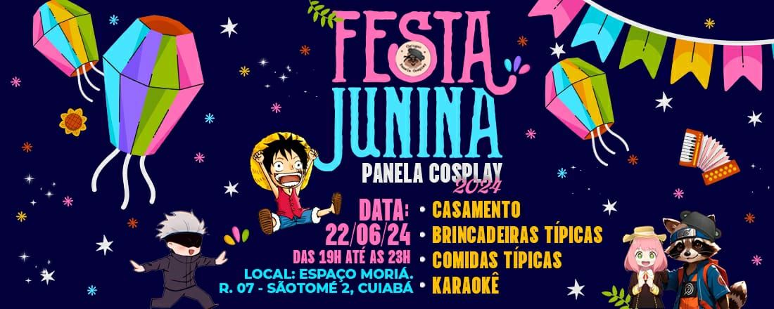 Festa Junina Cosplay Cuiabá 2024