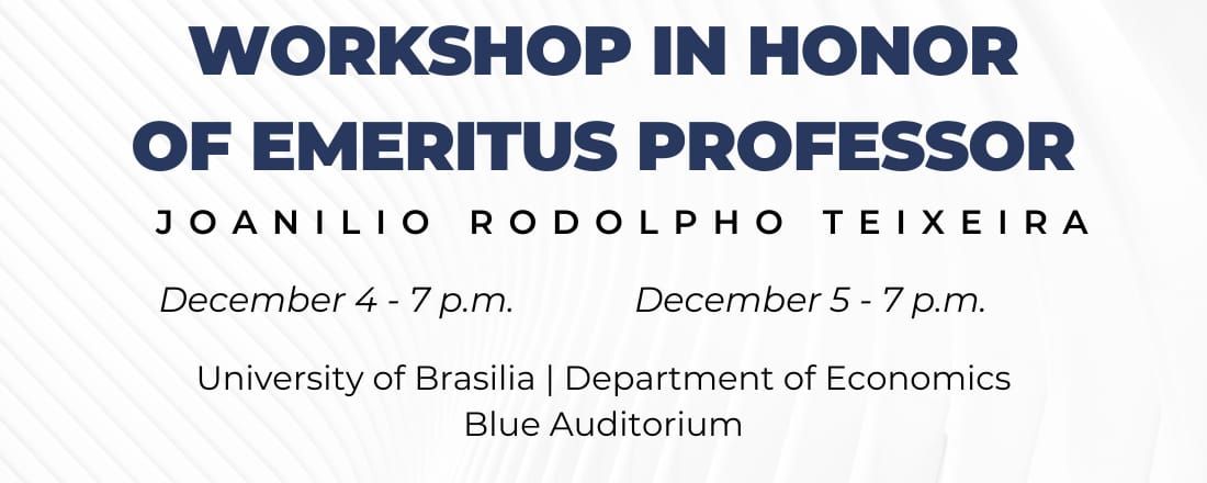 WORKSHOP IN HONOR OF EMERITUS PROFESSOR