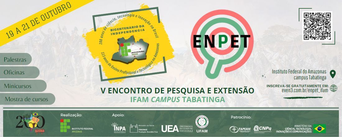 V ENPET - Encontro de Pesquisa e Extensão