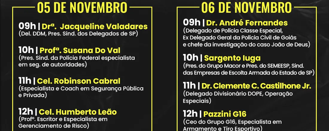 2º Seminário Paulista de Segurança Pública e Privada