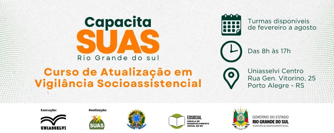 Curso de Atualização em Vigilância Socioassistencial