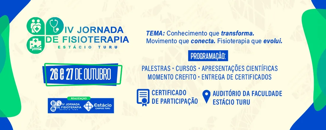 IV Jornada de Fisioterapia – Estácio Turu | 2026