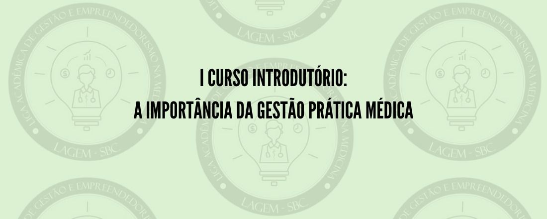 I Curso Introdutório - LAGEM