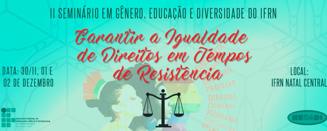 II Seminário  em Gênero, Educação e Diversidade