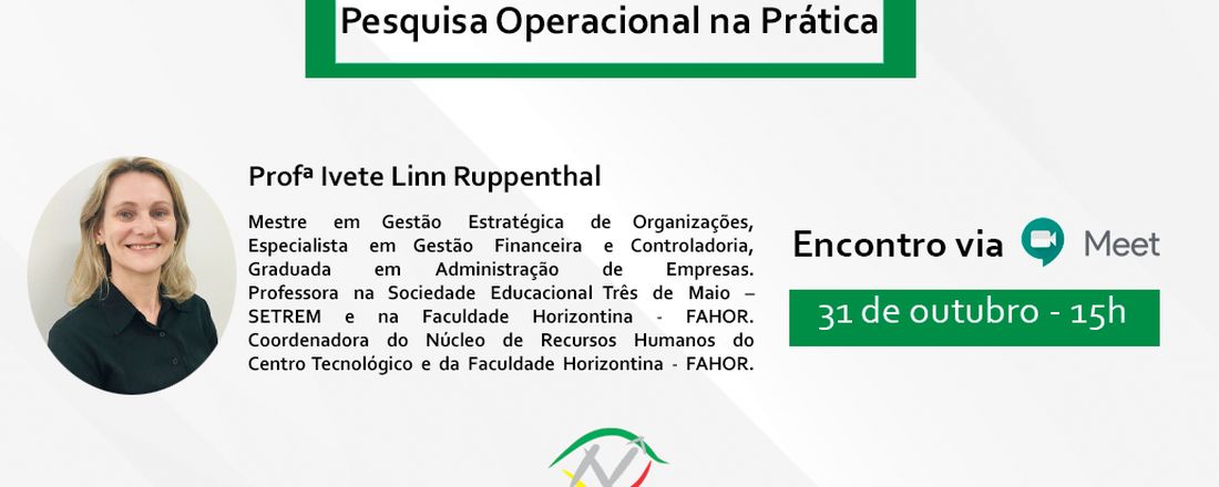 Pesquisa Operacional na Prática