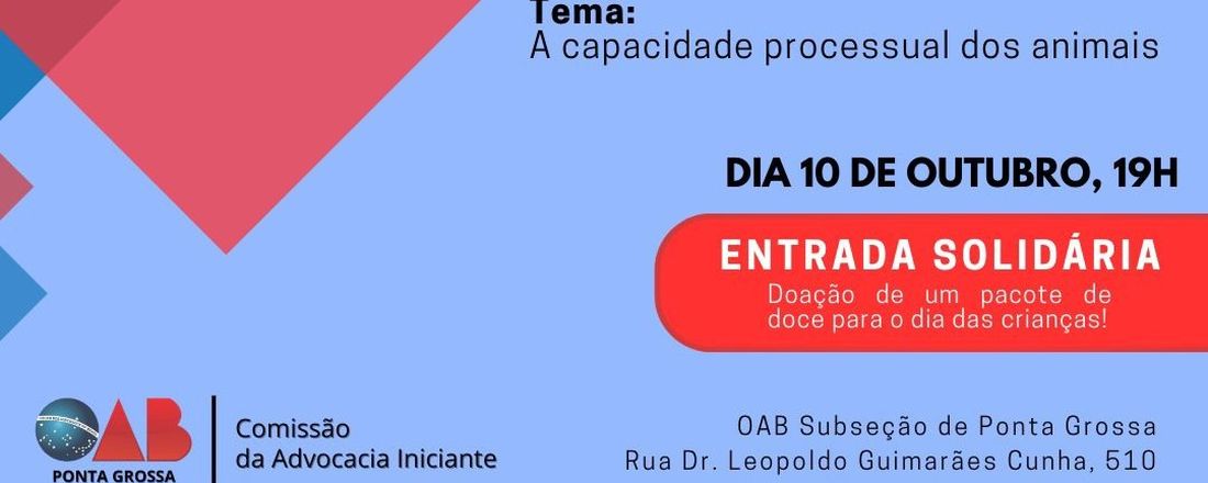 A Capacidade Processual dos Animais