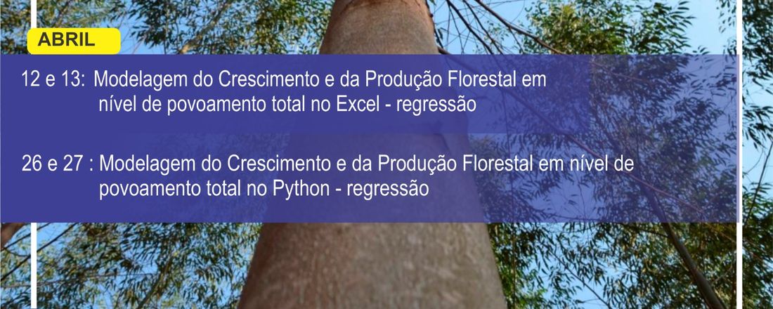 Inventário Florestal com regressão em Excel