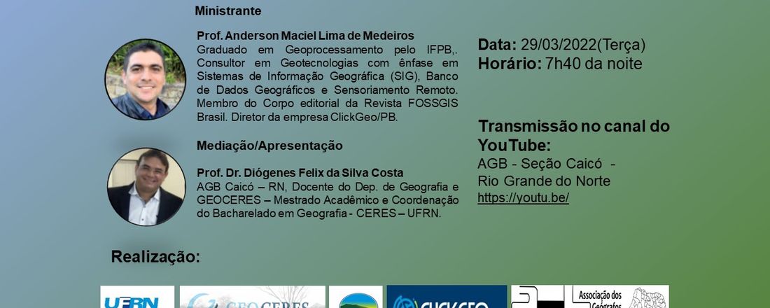 ABERTURA DO SEMESTRE LETIVO NO BACHARELADO EM GEOGRAFIA/CERES/UFRN/2022.1