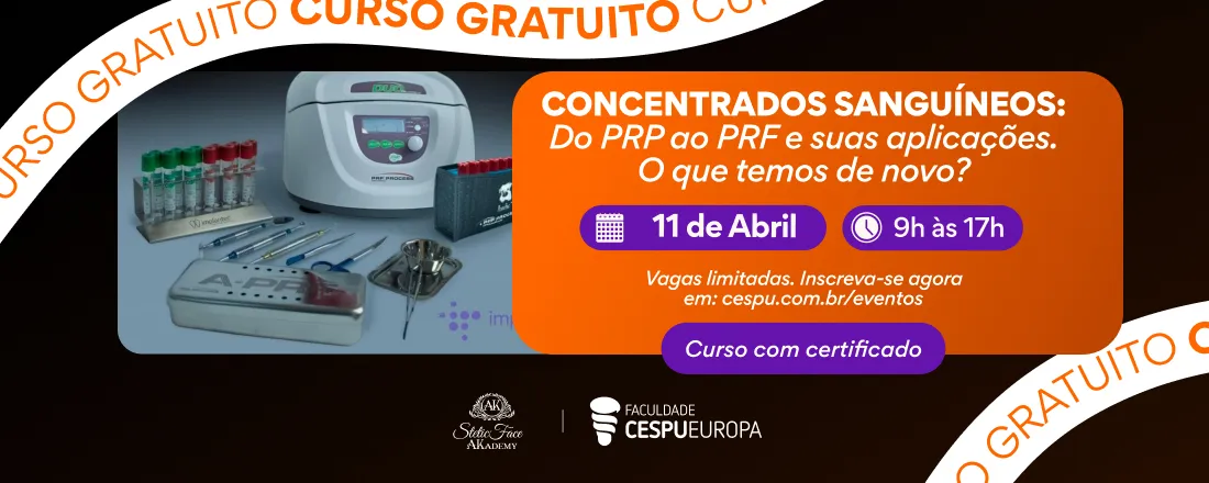 Concentrados Sanguíneos: Do PRP ao PRF e suas Aplicações. O que Temos de Novo?