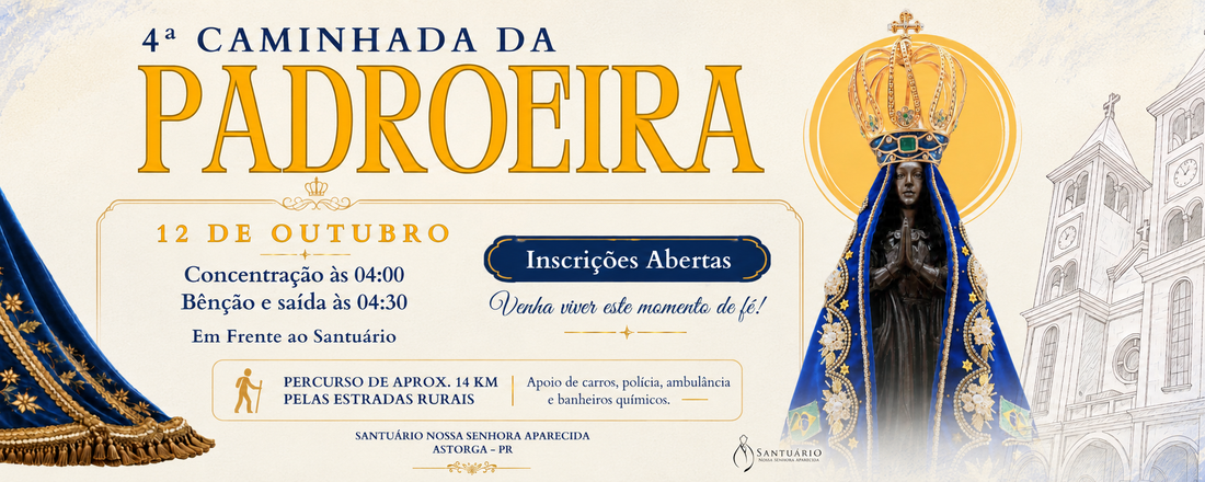 CAMINHADA DA PADROEIRA 2026