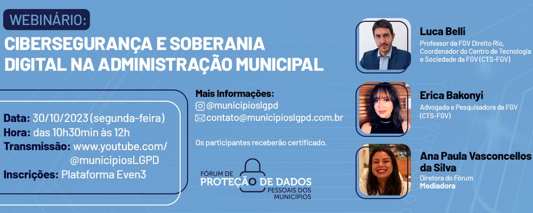 Cibersegurança e Soberania Digital na Administração Municipal