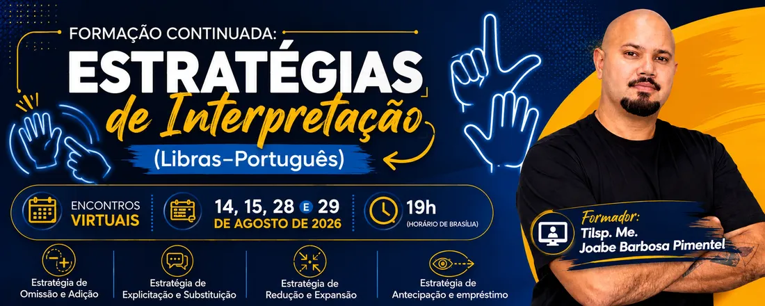 Estratégias na atividade de interpretação (Libras - Português)