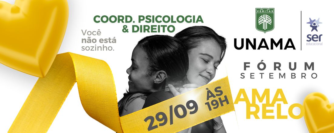 Fórum Setembro Amarelo- Você não está sozinho