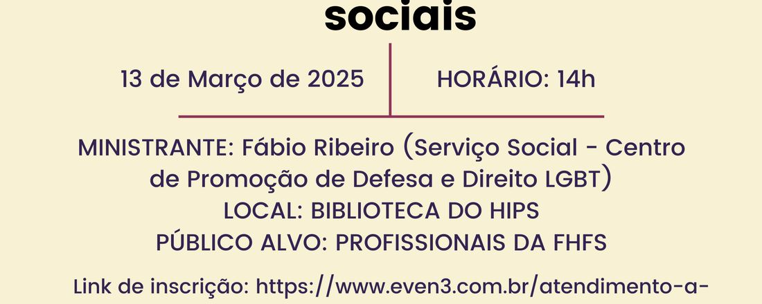 Atendimento à Populaçção LGBTQIAPN+ nos aspectos sociais