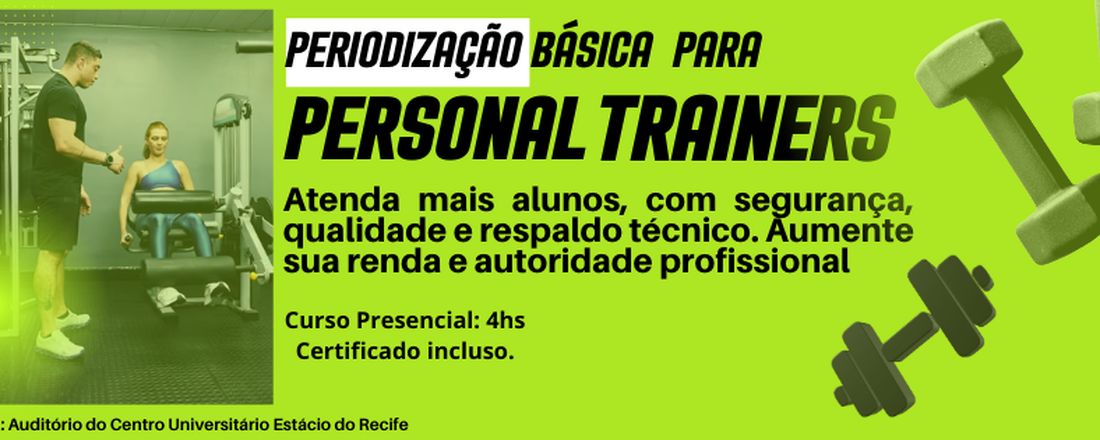 Curso livre: Periodização Básica para Personal Trainers