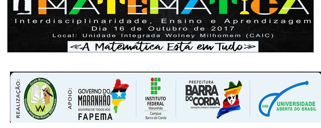 I Feira de Matemática: Interdisciplinaridade, Ensino e Aprendizagem