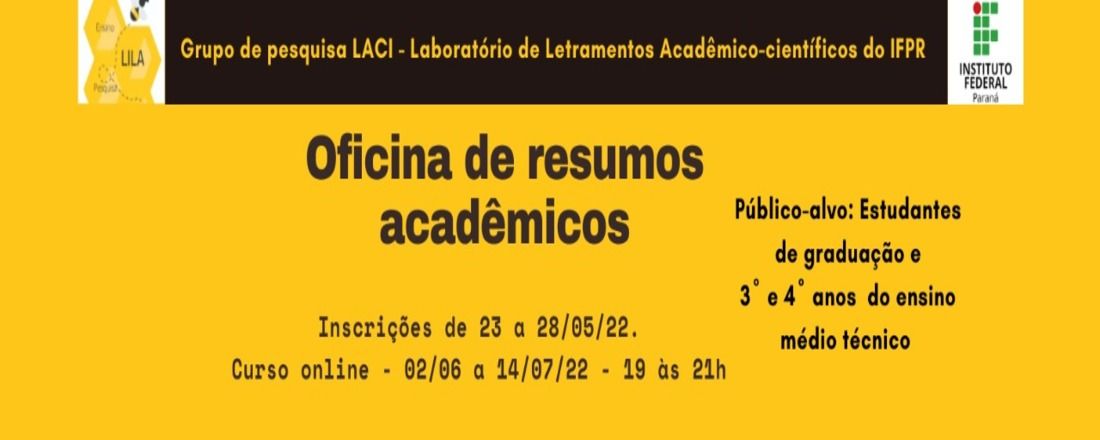 Oficina de resumos acadêmicos