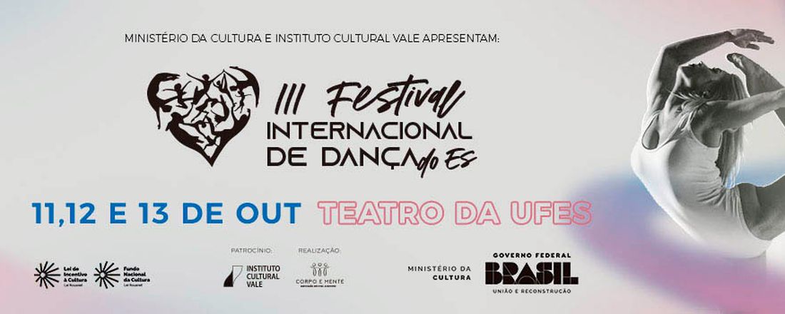 Ingressos III Festival Internacional de Dança do Espírito Santo