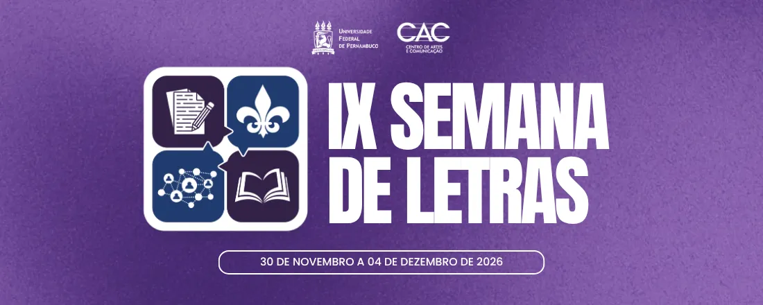 IX SEMANA DE LETRAS UFPE (SELET / UFPE)