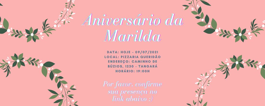 Aniversário da Marilda