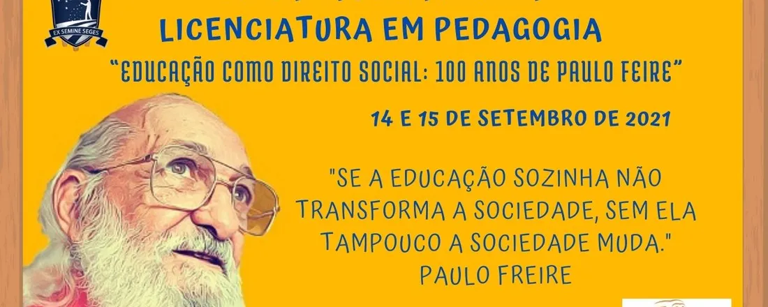 Semana Pedagógica Licenciatura em Pedagogia 2021