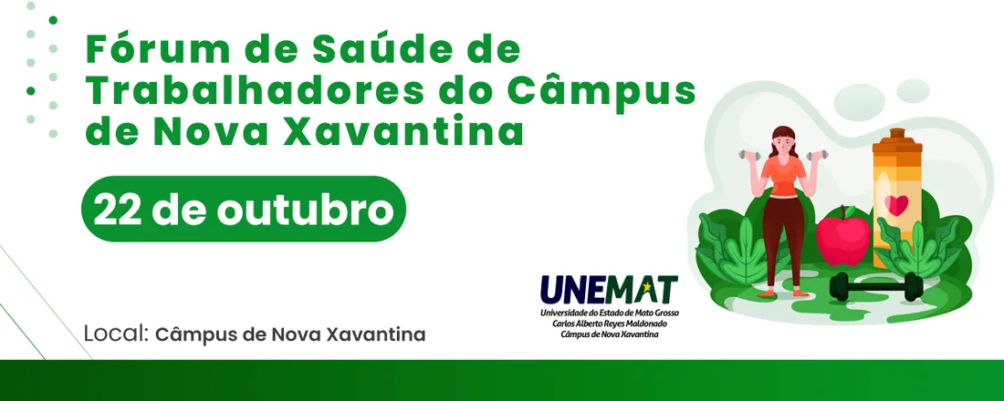 Fórum de Saúde de Trabalhadores do Campus da UNEMAT de Nova Xavantina