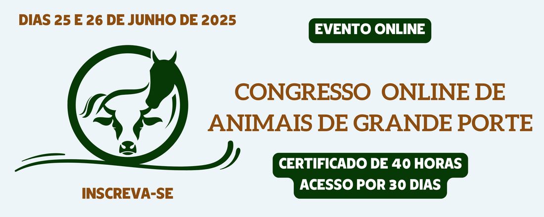 Congresso Online de Animais de Grande Porte