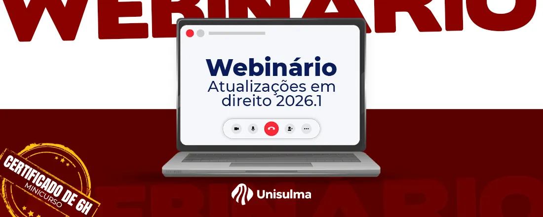 Webinário – Atualizações em Direito 2026. 1