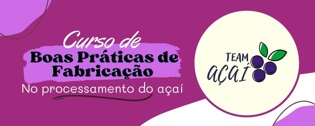 Minicurso de Boas Práticas de Fabricação no processamento do açaí
