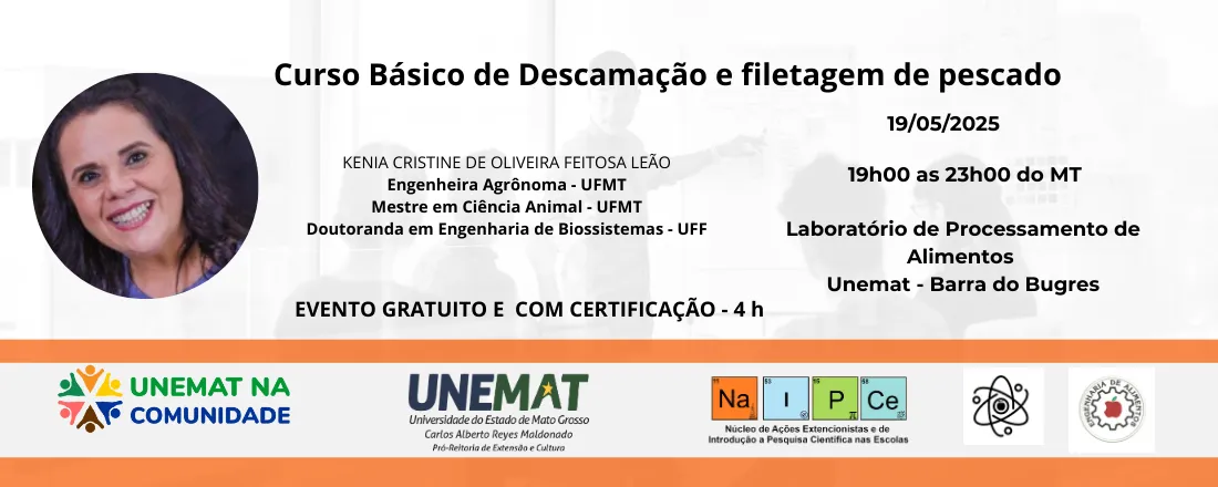 Curso básico de filetagem e escamação de peixe