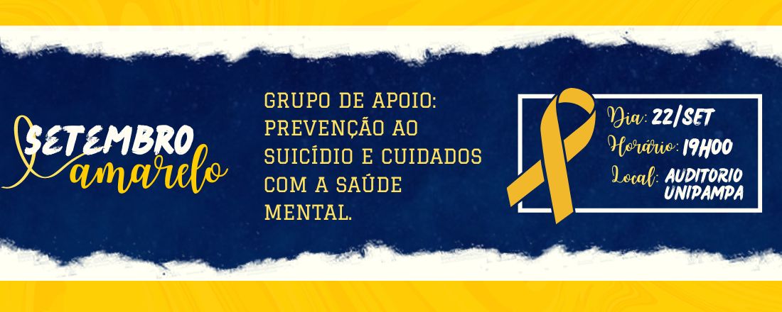 Grupo de Apoio: Prevenção ao Suicídio e Cuidados com a Saúde Mental