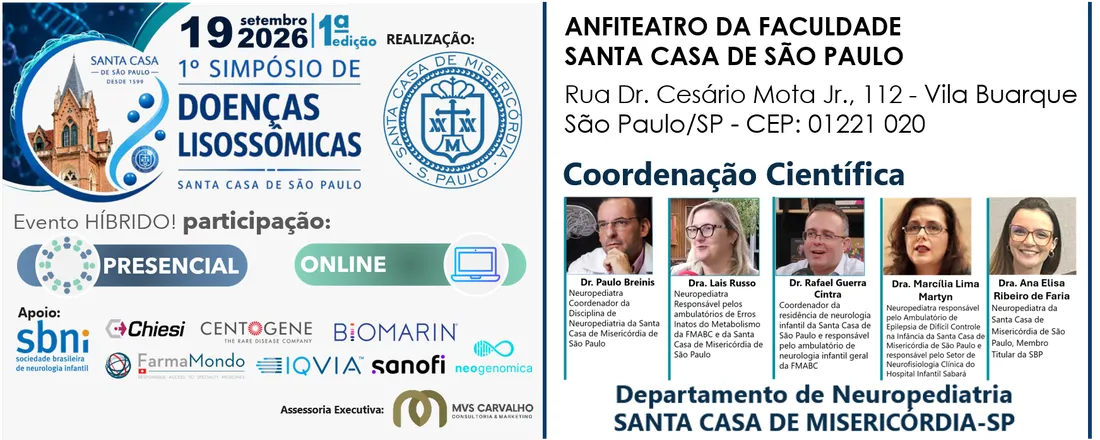 1º Simpósio de Doenças Lisossômicas da Santa Casa SP