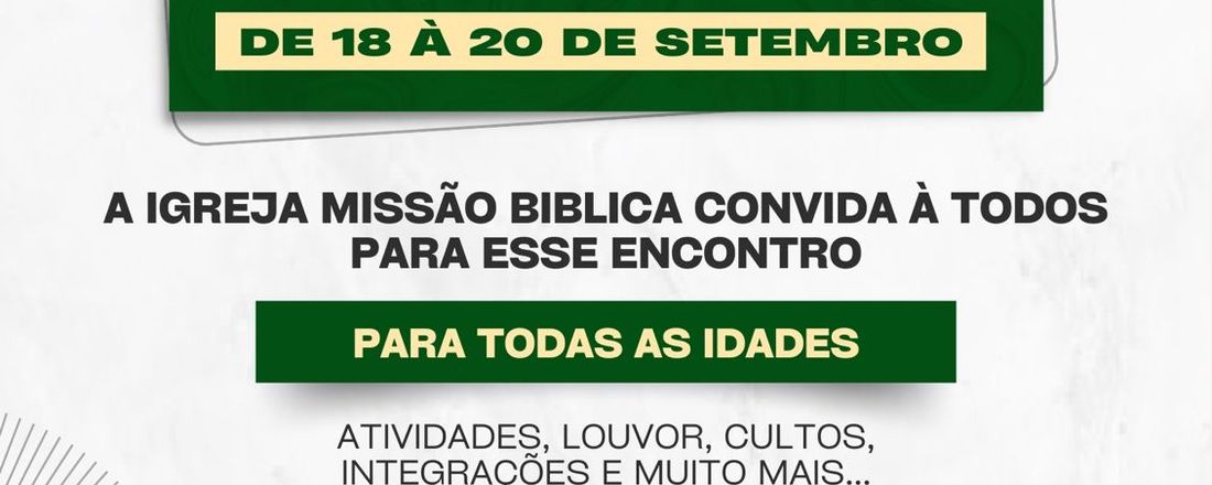 Retiro Missão Bíblica 2026