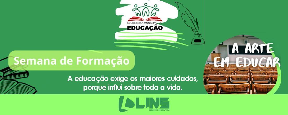 SEMANA DE FORMAÇÃO - A ARTE EM EDUCAR - BREJO DO CRUZ/PB