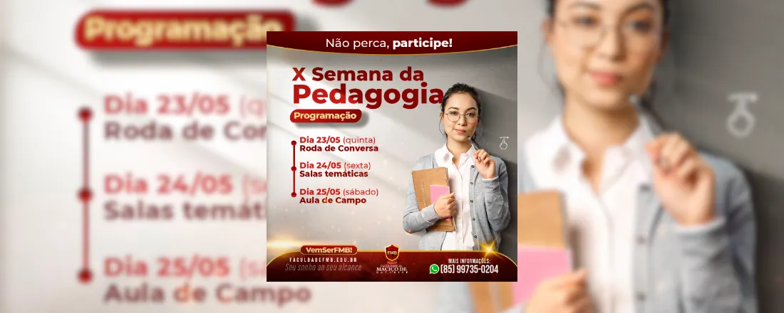 X Semana de Pedagogia