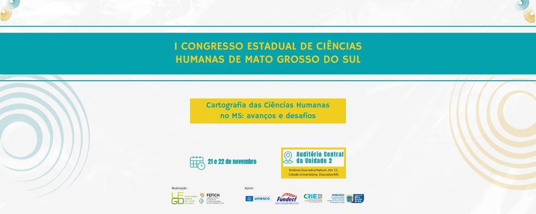 I CONGRESSO ESTADUAL DE CIÊNCIAS HUMANAS DE MATO GROSSO DO SUL