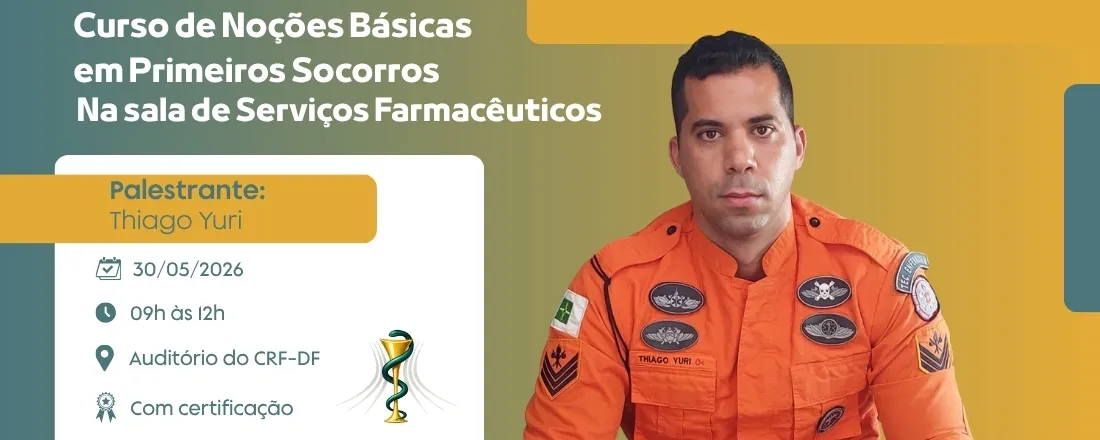 Curso de Noções Básicas em Primeiros Socorros Na sala de Serviços Farmacêuticos