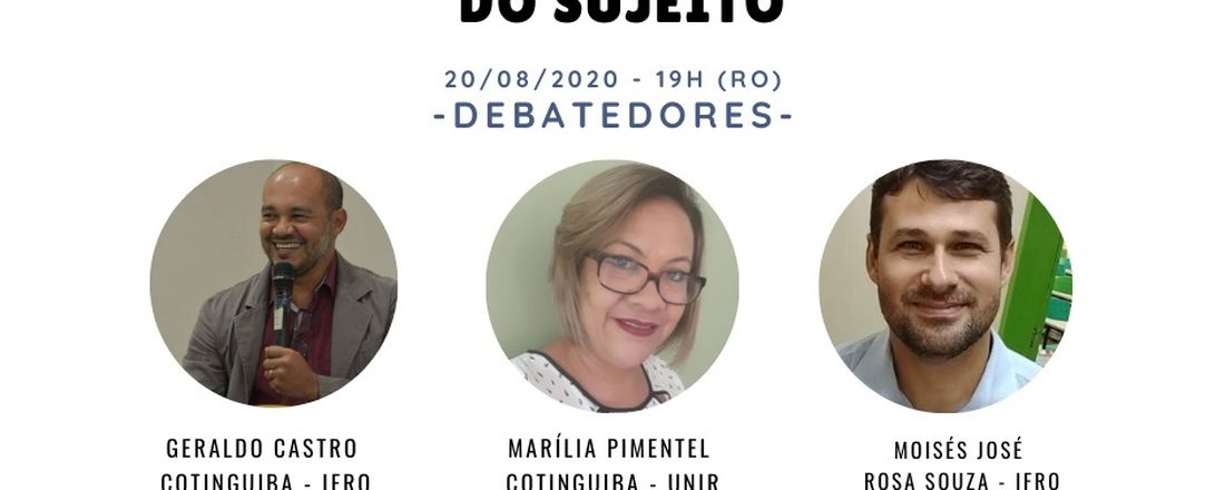 Mesa-redonda: A linguagem na formação do sujeito