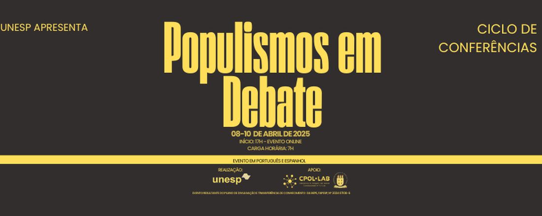 Ciclo de Conferências sobre Populismo e Democracia