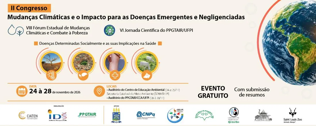 II Congresso de Mudanças Climáticas e o Impacto nas Doenças Emergentes e Negligenciadas