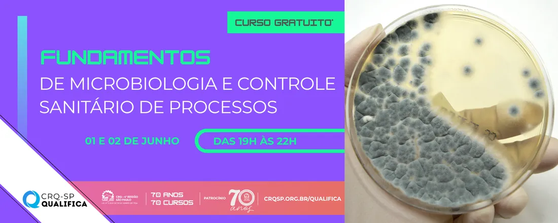 Curso Fundamentos de Microbiologia e Controle Sanitário de Processos