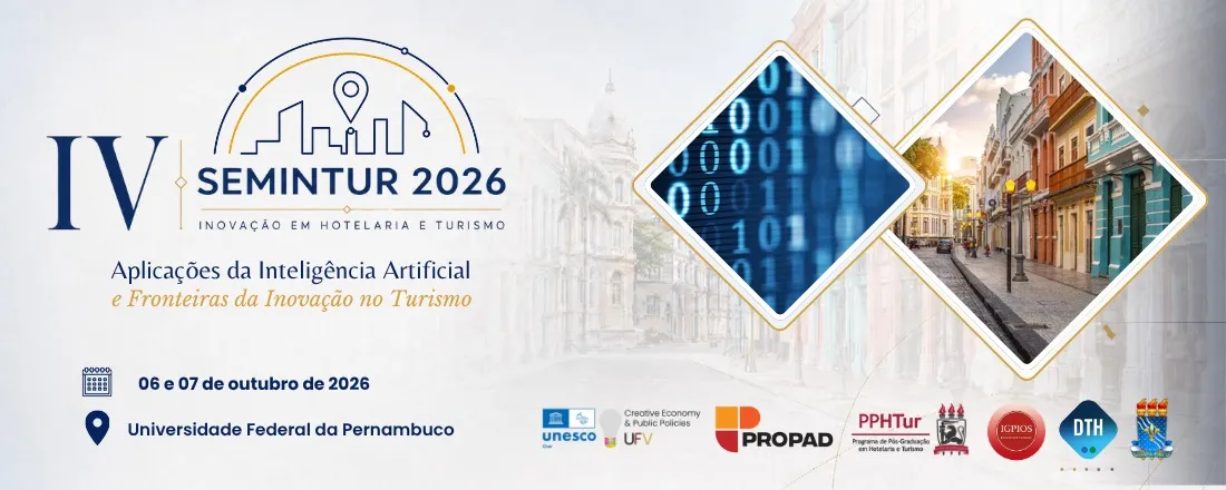 IV SEMINTUR 2026 - Inovação em Hotelaria e Turismo