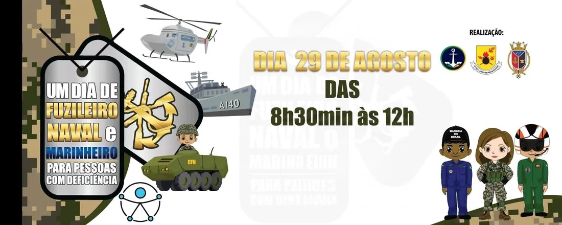 Um dia de Fuzileiro Naval e Marinheiro para pessoas com deficiência
