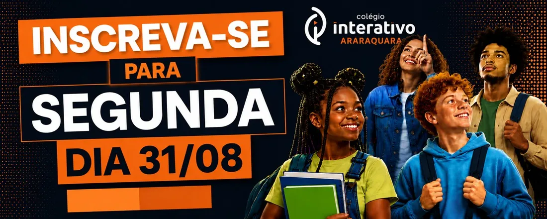 INTERATESTE 2026 inscrição para SEGUNDA dia 31/08/2026 às 15 horas